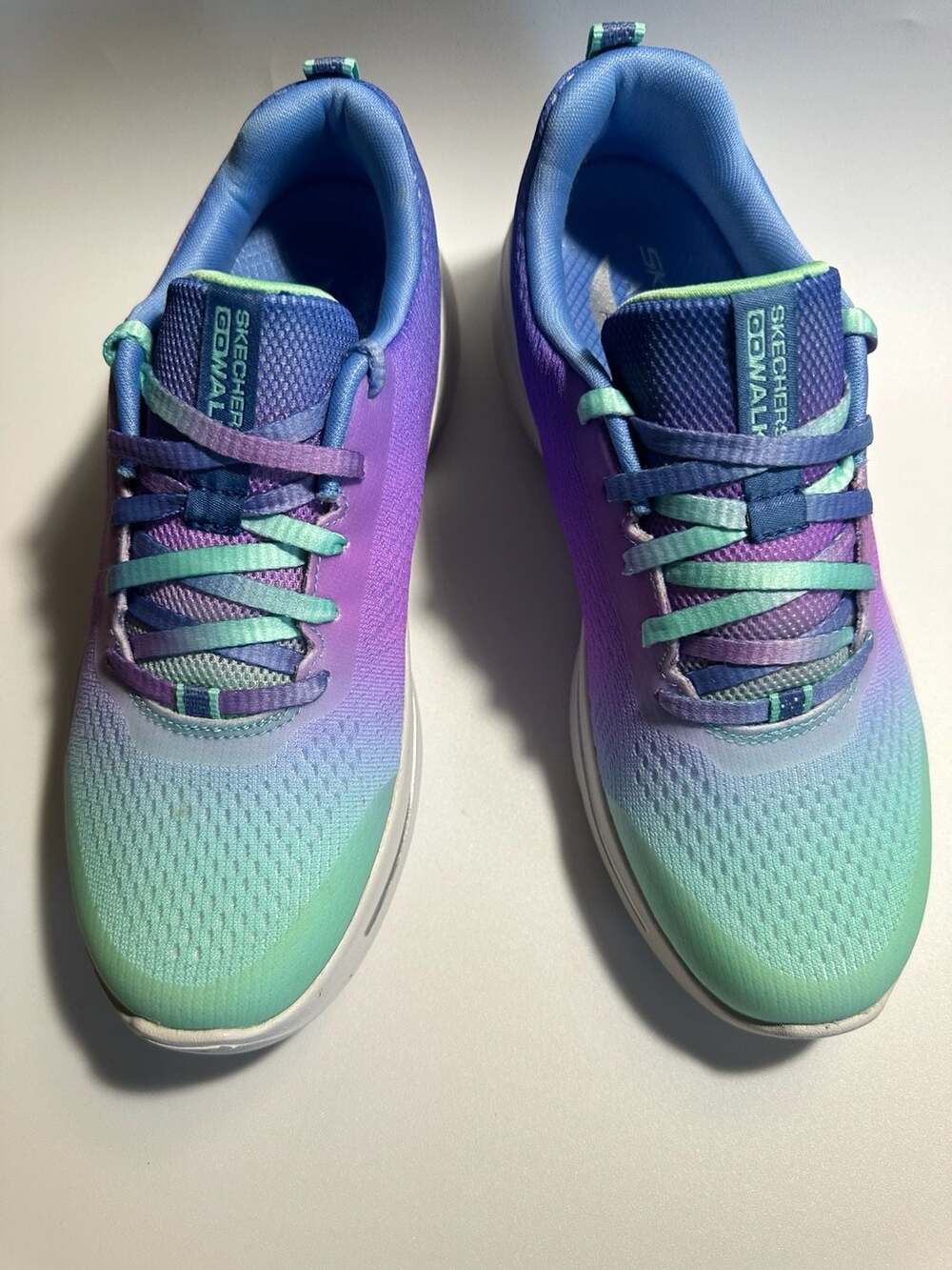 Skechers Women's Go Walk Arch Fit Dynamic VI Blue Multi Ombre Sneakers